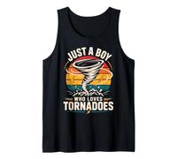 Uomo Solo Un Ragazzo Che AMA i Tornado Canotta
