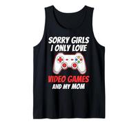 Uomo Sorry Girls Amo Solo I Videogiochi E Mia Mamma Canotta