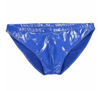 Uomo Spandex Simil Latex Slip Intimo Effetto Bagnato Tanga Lingerie Notte Club