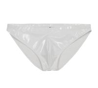 Uomo Spandex Simil Latex Slip Intimo Effetto Bagnato Tanga Lingerie Notte Nuovo