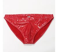 Uomo Spandex Simil Latex Slip Intimo Effetto Bagnato Tanga Lingerie Notte Nuovo