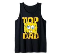 Uomo Spongebob Squarepants Father's Day Top Dad Sponge Face Canotta