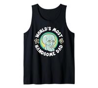 Uomo Spongebob Squarepants Father's Day World's Most Handsome Dad Canotta