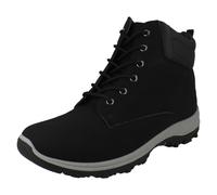 Uomo Spot On Casual con Lacci Sintetico Stivali Caviglia A3R075