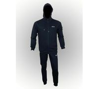 Uomo Spugna Tessuto Logo Tuta Completa Set Cappuccio Top Joggers Aderente Winter