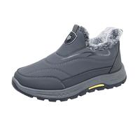 Uomo Stivali Da Neve Invernali Stivaletti Con Caldi Foderati Pelliccia Scarpe Da Trekking Antiscivolo Sneaker Tinta Unita Impermeabili Slip-On Stivaletto Termici Ortopediche Sneakers Per Corsa E Sci