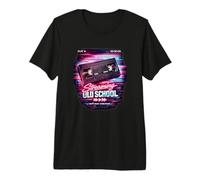 Uomo Streaming Old School Video Retro 80s 90s Tape Maglietta Premium