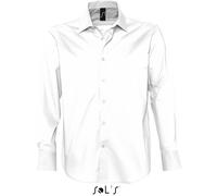 Uomo Stretch-Langarmhemd Camicia Taglie Forti Pflegeleicht S-5XL (B17000)