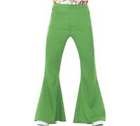 Uomo Svasato Pantaloni Costume 60s 70s Discoteca Retrò Festa Hippie Adulti
