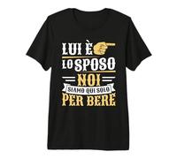 Uomo Team da Sposo Testimone JGA Scherzi Addio al Celibato Maglietta Premium