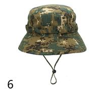 Uomo Tesa Stretta Stile Esercito Cappello Sole Secchio Boonie Camo Pesca Hiking