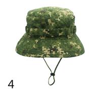 Uomo Tesa Stretta Stile Esercito Cappello Sole Secchio Boonie Camo Pesca Hiking