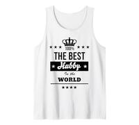 Uomo The Best Hubby in The World Wedding Anniversary Best Husband Canotta