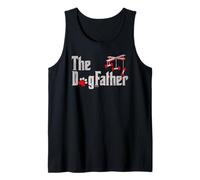 Uomo The DogFather, Funny Dog Dad Fathers Day and Christmas Canotta