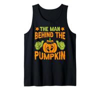 Uomo The Man Behind The Pumpkin for Halloween Canotta