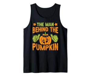 Uomo The Man Behind The Pumpkin for Halloween Canotta