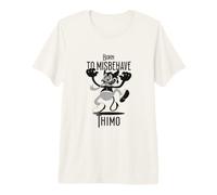 Uomo THIMO - Nome da Ragazzo con Un diavoletto Carino Maglietta Premium