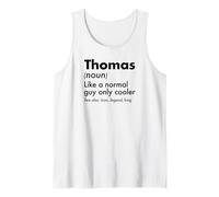 Uomo Thomas Like A Normal Guy Only Cooler Legend King Nome Canotta