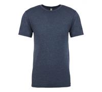 Uomo Tinta Unita Verde Rosso Blu Grigio Nero Tri-Blend Next Level Girocollo Tee