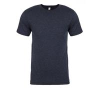 Uomo Tinta Unita Verde Rosso Blu Grigio Nero Tri-Blend Next Level Girocollo Tee