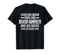 Uomo Titolo Papa und Busfahrer Papa Busfahrer Maglietta