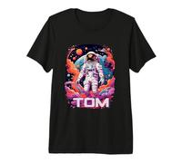 Uomo Tom - Nome Ragazzo Simpatico con Un Astronauta Cool Maglietta Premium