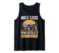 Uomo Trattorista Trattore Uomo Cinquanta Anni 50° Compleanno Canotta