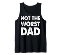 Uomo Trendy Apparel Father's Day Not The Worst Dad Large Text Canotta