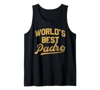 Uomo Trendy Apparel Father's Day World's Best Padre Baseball Canotta