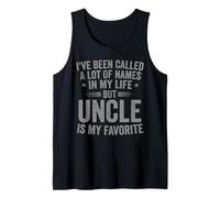 Uomo Uncle Is My Favorite Name Funny Canotta