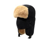 Uomo Ushanka Colbacco Falsa Pelliccia Stile Russo Caldo Inverno Paraorecchie Cap