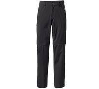 Uomo Vaude Farley Stretch ZO Pants II (Nero) pantaloni da trekking 50-long
