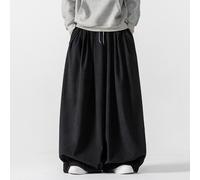 Uomo Velluto a Coste Pantaloni Larghi Elastico Vita Hip Hop Larga Casual Wushu