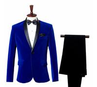 Giacca Da Uomo Tuxedo In Raso Con Paillettes Per Matrimoni E Banquets