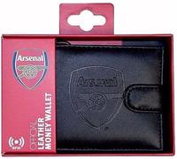 UOMO Vera Pelle Portafoglio RFID Anti Frode Soldi Denaro Id Card Impressa Crest