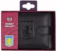 UOMO Vera Pelle Portafoglio RFID Anti Frode Soldi Denaro Id Card Impressa Crest