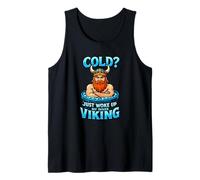 Uomo Vichingo Bagno Gelata Cold Just Woke Up My Inner Viking Canotta