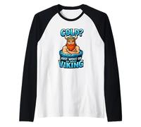 Uomo Vichingo Bagno Gelata Cold Just Woke Up My Inner Viking Maglia con Maniche Raglan