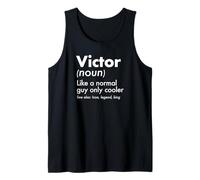 Uomo Victor Like A Normal Guy Only Cooler Legend King Nome Canotta