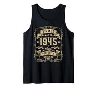 Uomo Vintage 1945 80 Years Old Gifts for Men 80yr 80th Birthday Canotta