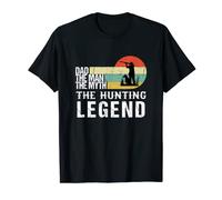 Uomo Vintage Hunting Dad The Man The Myth, regalo per la caccia Maglietta
