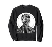 Uomo Vitruviano Arte Lineare Rinascimento Felpa