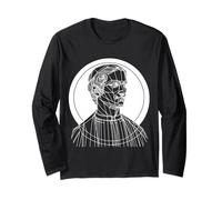 Uomo Vitruviano Arte Lineare Rinascimento Maglia a Manica