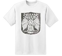 Uomo Walking Dead Saviors Affliggere T Shirt Negan Rik Daryl Lucile Hilltop TV