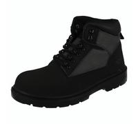 Uomo Workforce con Lacci Da Lavoro Punta IN Acciaio Stivale WF303-P