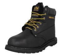 Uomo WW2H-P Pelle Punta IN Acciaio Sicurezza con Lacci Stivali Da Wood World