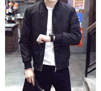 Uomo Zip Giacca Casual Fight Cappotto Bomberino Sottile con Cappuccio Business