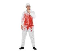 Uomo Zombie Costume Adulti Halloween Costume Spaventosa Sanguinoso Completo