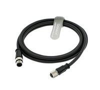 Uonecn Cavo di Estensione M12 A-Code 5 Pin Maschio-Femmina, Shielded e Alta Flessibilità per Comunicazione Fieldbus, Segnale e Alimentazione per Sensori e Attuatori nell'Automazione Industriale, 2m