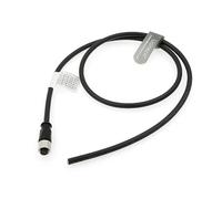 Uonecn Cavo elettrico schermato M12 A-Code 8 Pin femmina a estremità aperta Viation femmina cavo elettrico schermato per rete dispositivi DeviceNet, Cognex Telecamera industriale, IO Link, CANopen 1M